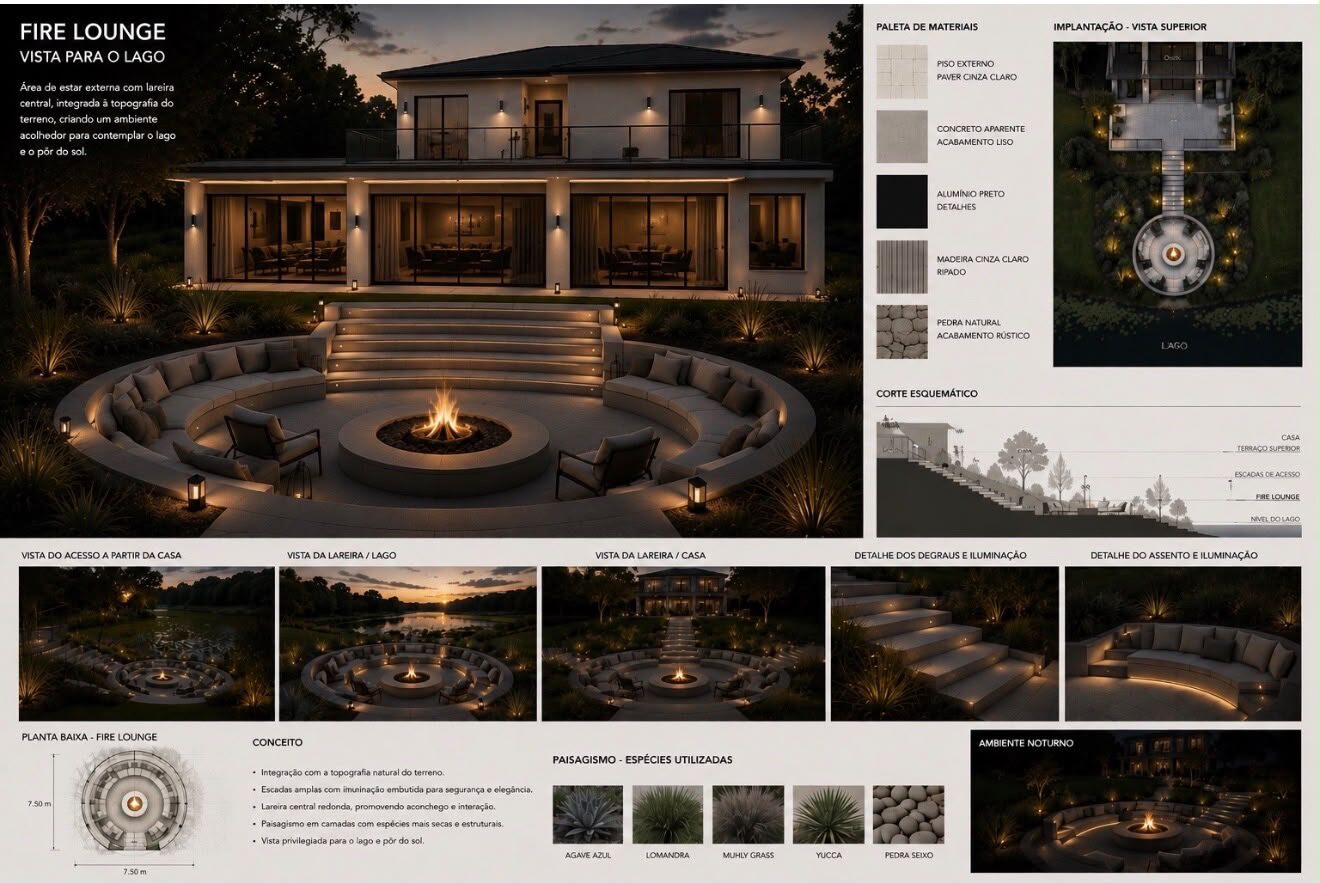 Concept board — Fire Lounge