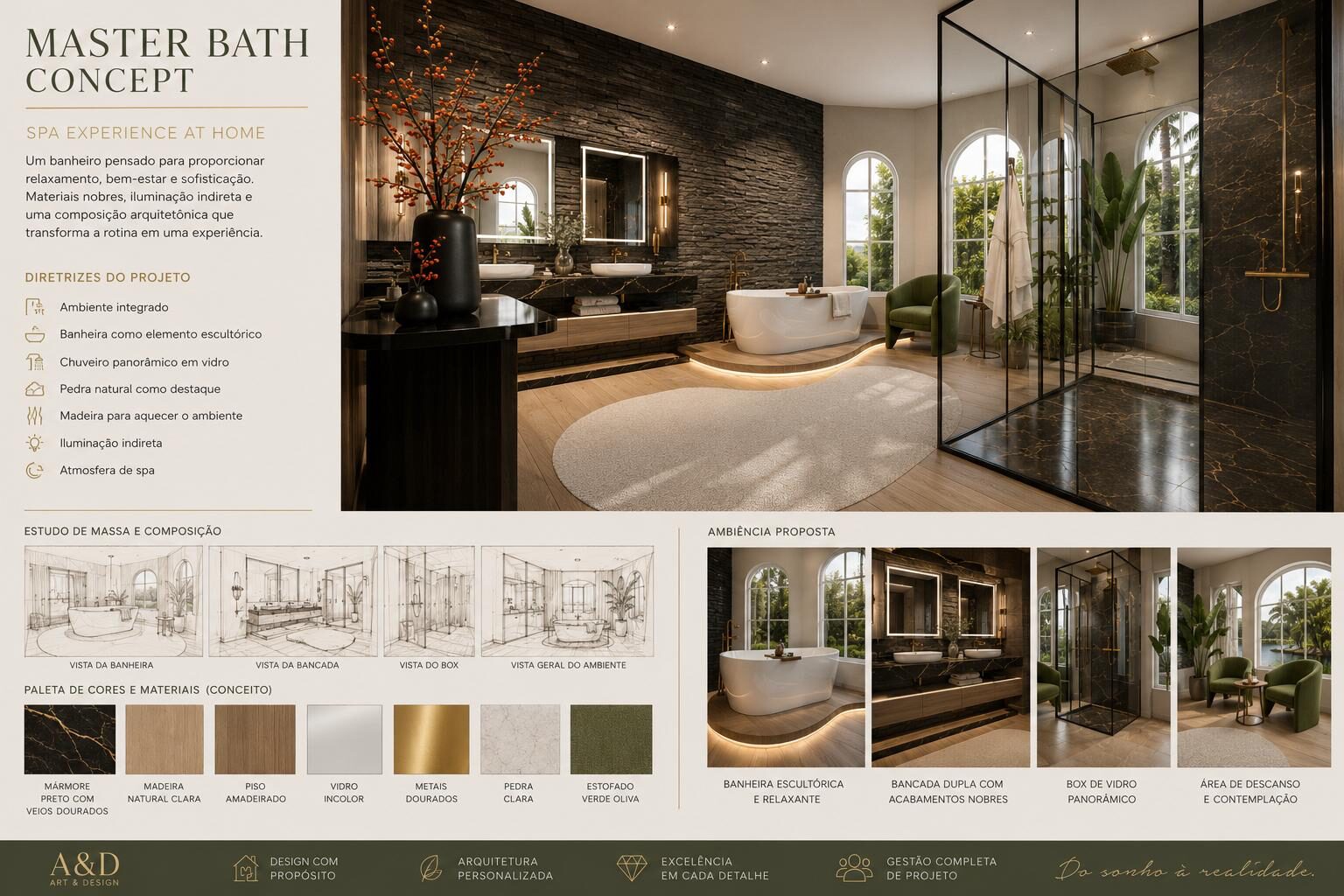 Concept board — Master Bath