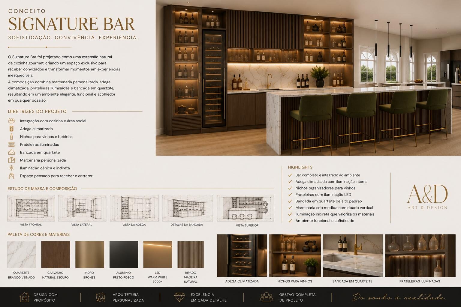 Concept board — Signature Bar